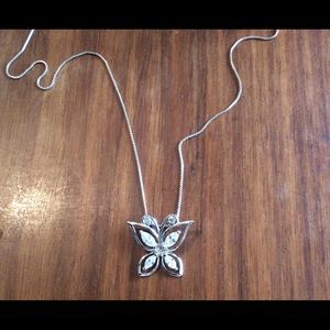 Sterling Silver Butterfly pendant & chain